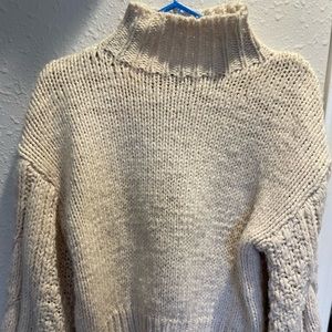 Forever 21 White Sweater. Size small. Heavy and warm